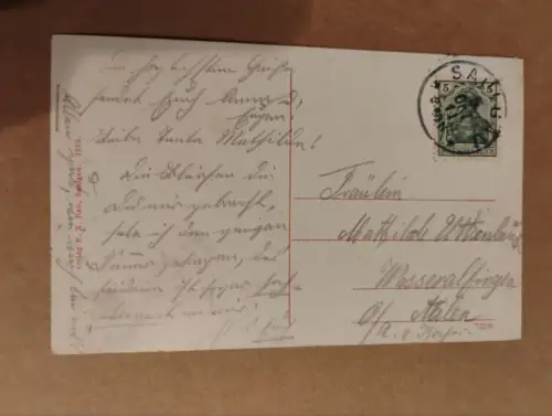 Saulgau Schillerdenkmal Postkarte: