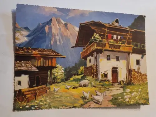 Alter Hof am Berg Postkarte: