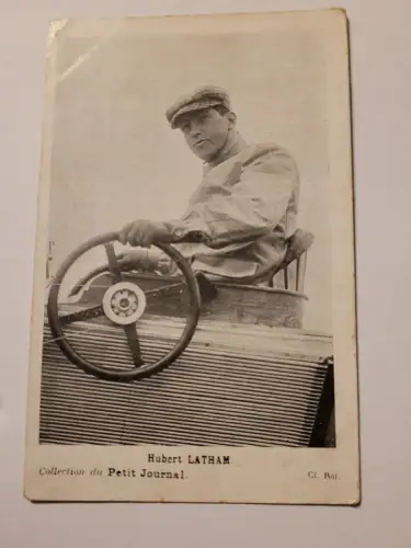 Hubert Latham Postkarte: