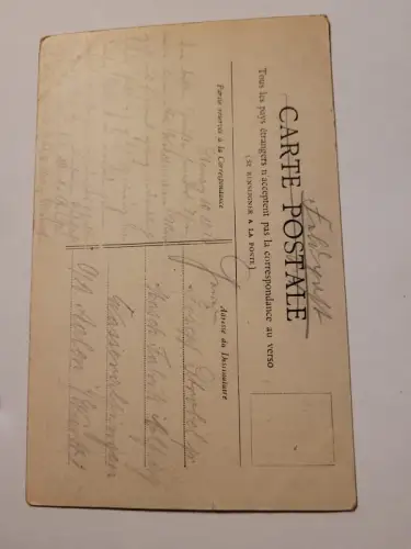 Hubert Latham Postkarte: