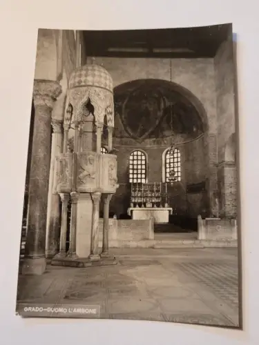 Grado Duomo L´Ambone Postkarte: