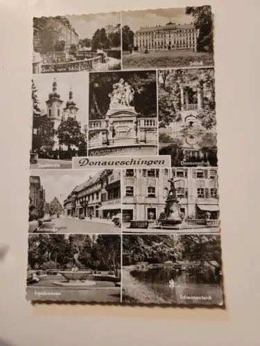 Donaueschingen Postkarte: