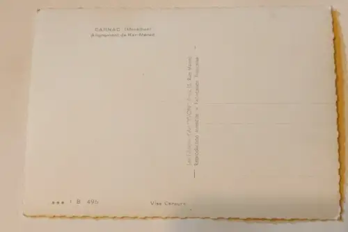 Carnac ( Morbihan) Postkarte: