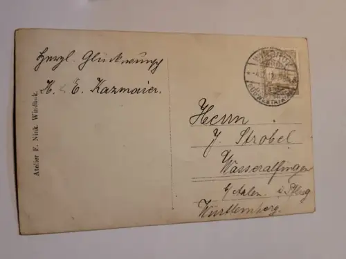 Prosit Neujahr Postkarte: