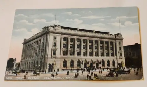 New Post Office Cleveland ohio Postkarte: