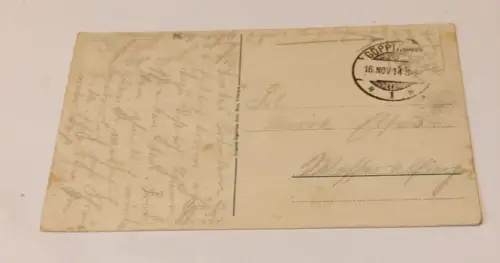 Göppingen - Bahnhof Partie am Postamt Postkarte: