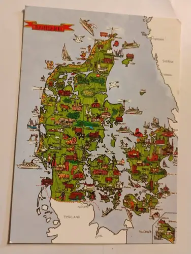 Dänemark Postkarte: