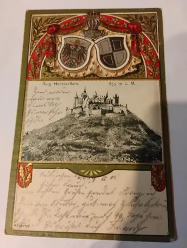 Burg Hohenzollern Postkarte:
