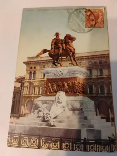 Milano - Monumento a Vitlorio Emanuele II Postkarte: