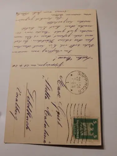 Vögel auf Zweig Postkarte: