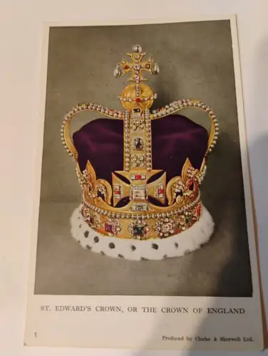 St. Edwards Crown Postkarte: