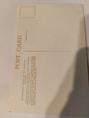 St. Edwards Crown Postkarte: