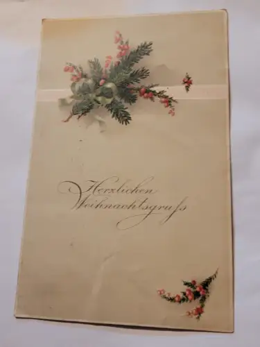 Herzlichen Weihnachtsgruss Postkarte: