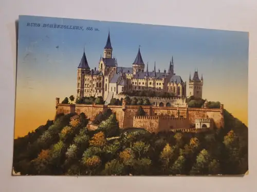 Schloss Hohenzollern Postkarte: