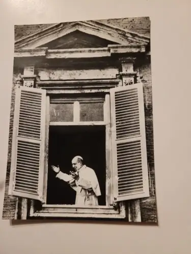 Papst Postkarte: