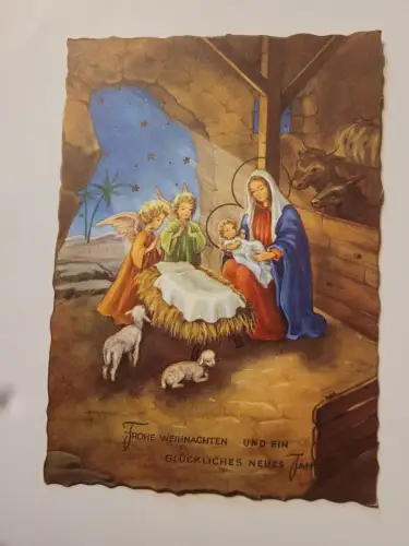 Frohe Weihnachten und ein glückliches neues Jahr! Postkarte: