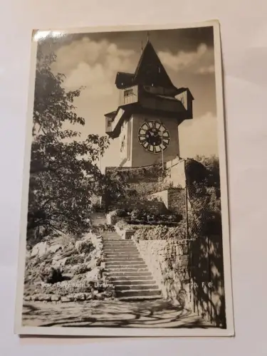 Graz - Bürgerbastel u. Uhrturm Postkarte: