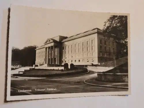 Lausanne - Tribunal Federal Postkarte: