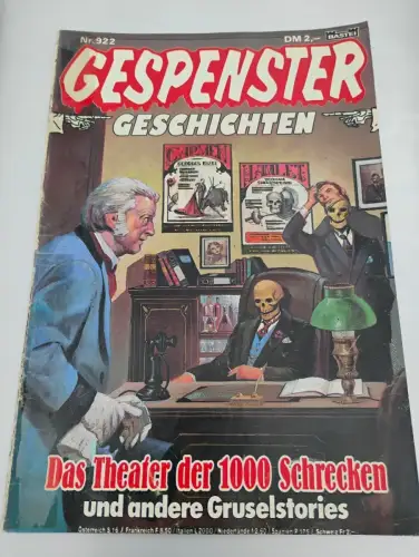 Das Theater der 1000 Schrecken - Nr 922 Gespenster Geschichten: