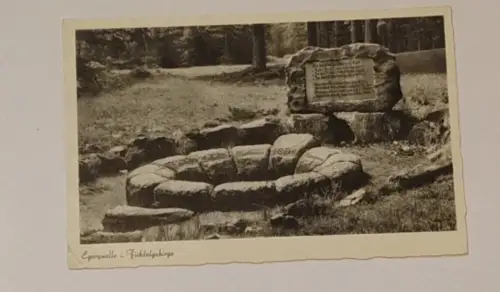 Egerquelle im Fichtelgebirge Postkarte: