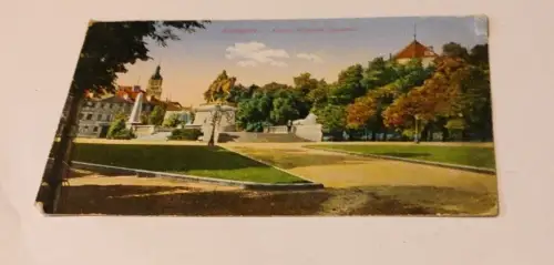 Stuttgart - Kaiser Wilhelm Denkmal Postkarte: