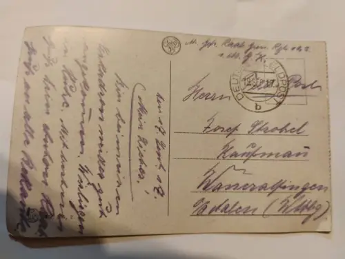 Kortrijk Satie Postkarte: