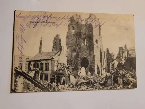 Dixmude - Martinskirche Postkarte: