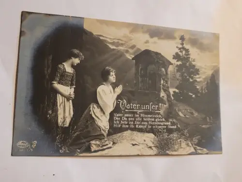 Vater unser Postkarte: