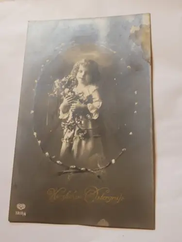 Herzlichen Ostergruss Postkarte: