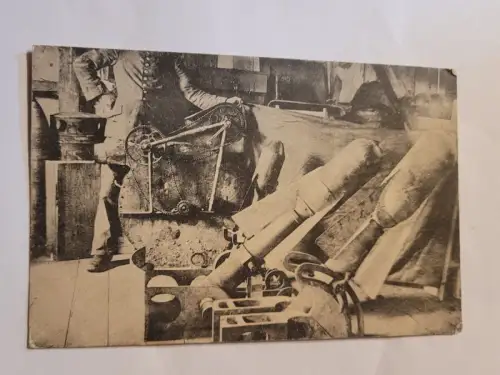 Französische Flügelminen - Feldpost Postkarte: