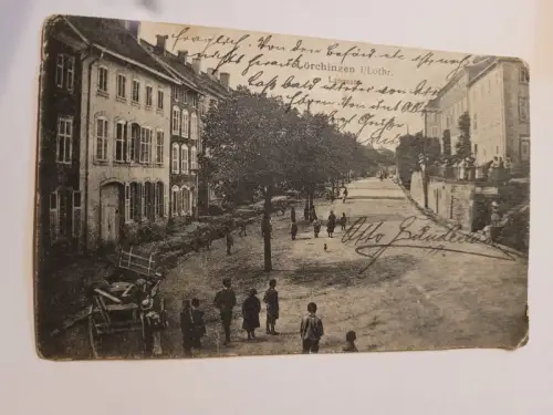 Lörchingen i Lothringen - Lamgestr. - Feldpost Postkarte: