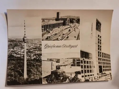 Grüße aus Stuttgart Postkarte: