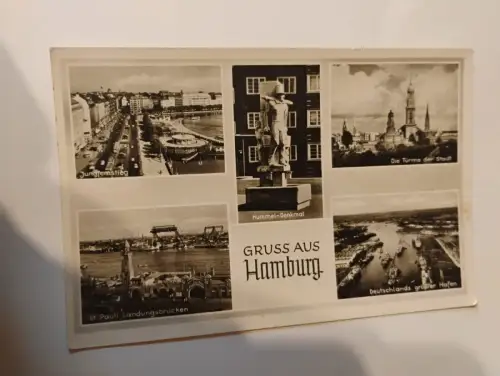Gruss aus Hamburg Postkarte: