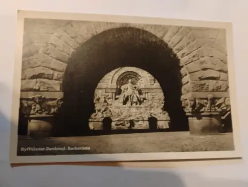 Kyffhäuser Denkmal Barbarossa Postkarte: