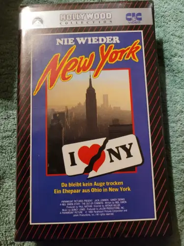 Nie wieder New York (VHS)