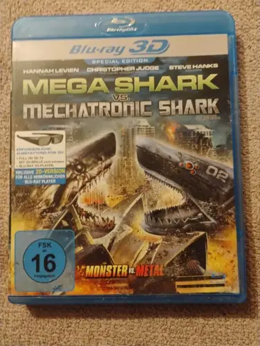 Mega Shark VS. Mechatronic Shark 3D & 2D Blu-ray