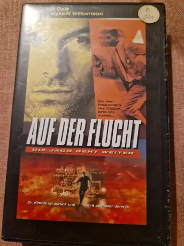 Auf der Flucht - Die Jagd geht weiter [VHS]