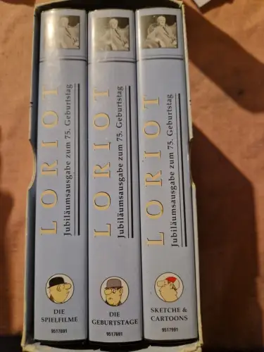 Loriots 75. Geburtstag Jubiläumsausgabe [3 VHS]