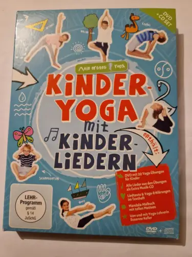 Kinderyoga mit Kinderliedern - mein erstes Yoga (DVD+CD+Mandala-Malheft)