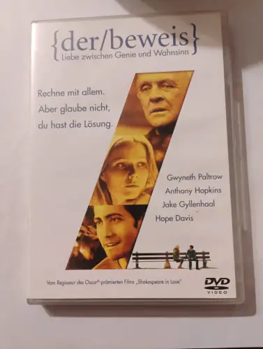 Der Beweis - Liebe zwischen Genie und Wahnsinn (DVD)