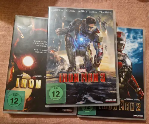 Iron Man 1 -3 (DVD)