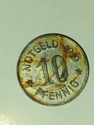 Notgeld - 10 Pfennig - 1919 - Stadt Bingen
