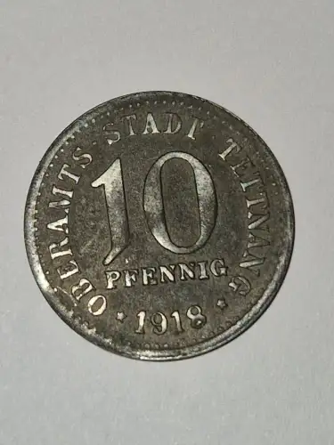 Kriegs Notgeld 1918 - Stadt Tettnang