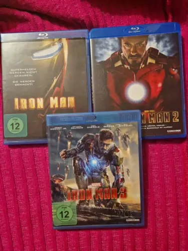 Iron Man 1 - 3 (Blu-ray)