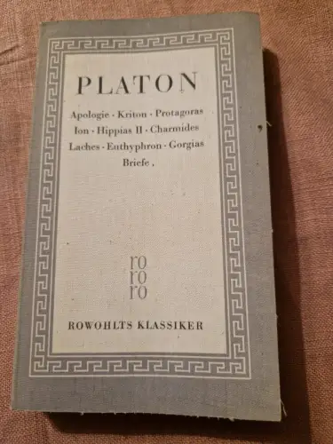 Platon - Sämmtliche Werke - Band 1 Platon: