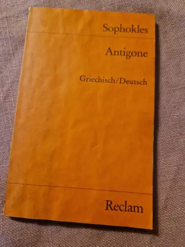 Antigone : griech. Sophocles und Norbert Zink: