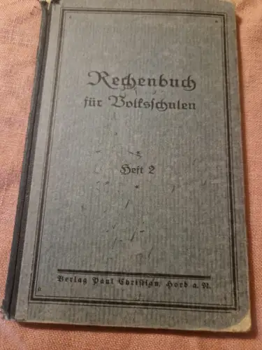 Rechenbuch für Volksschulen - Heft 2