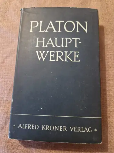 Hauptwerke Platon: