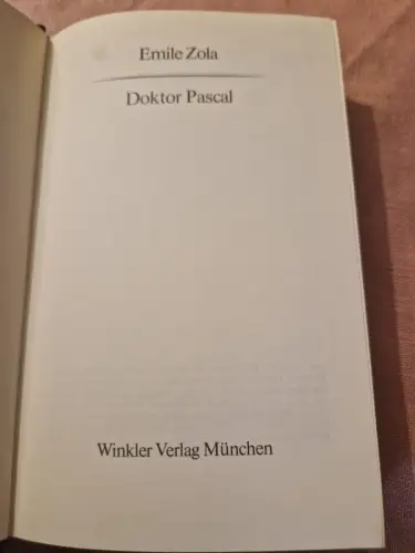 Doktor Pascal Zola: