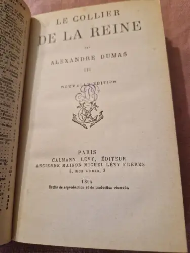 Le Collier de la Reine 3 Dumas, Alexandre: